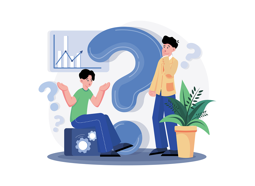 仕事などで忙しい様子の人