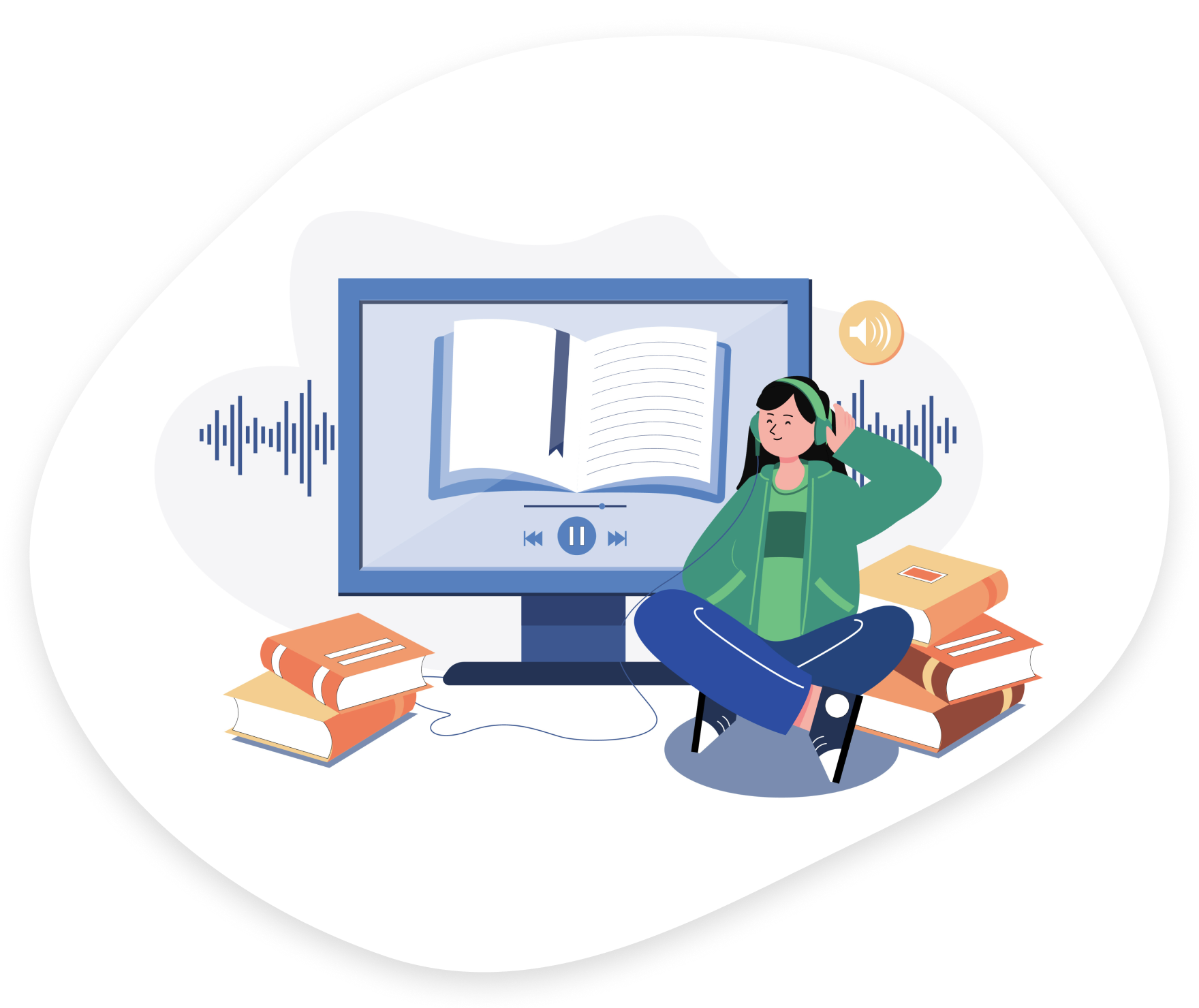 オンラインで学習